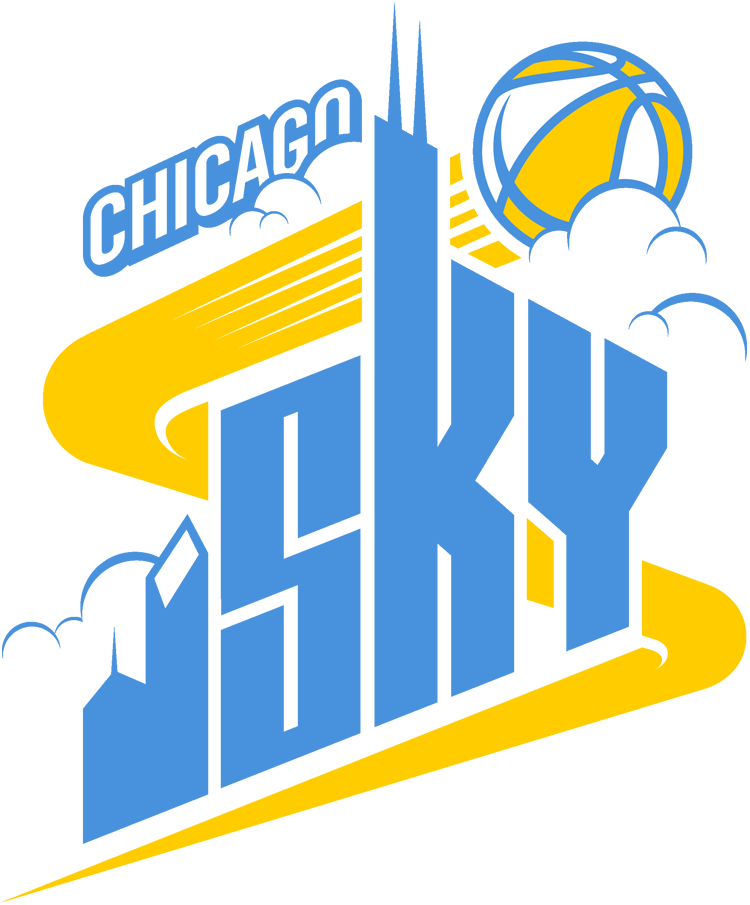 Chicago Sky 2006-2018 Primary Logo iron on paper